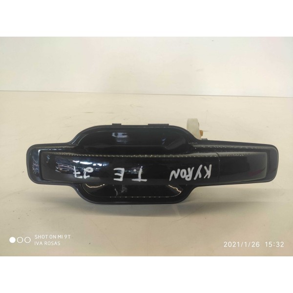 Maçaneta Externa Ssangyong Kyron Traseira Esquerda 2009/2012 Preto Traseira