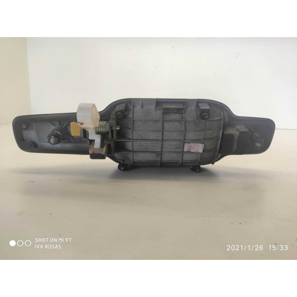 Maçaneta Externa Ssangyong Kyron Traseira Esquerda 2009/2012 Preto Traseira