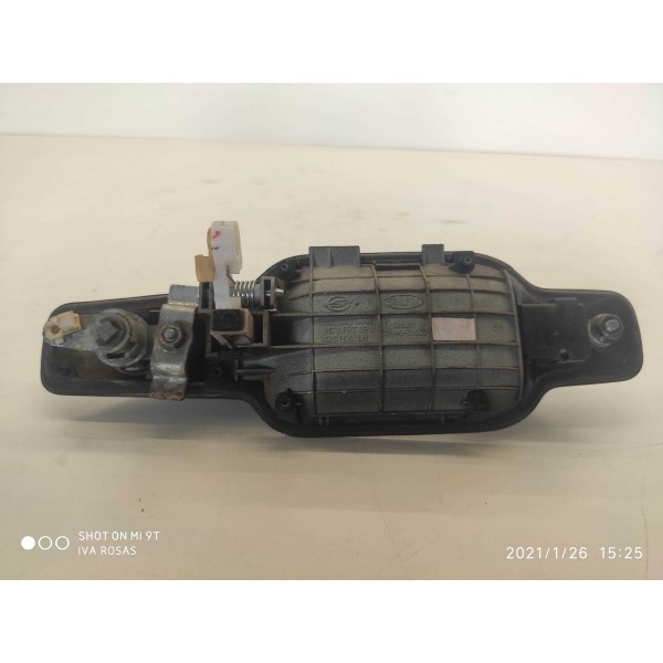 Maçaneta Externa Ssangyong Kyron Diante Esquerda 2009 A 2012 Preto Dianteira