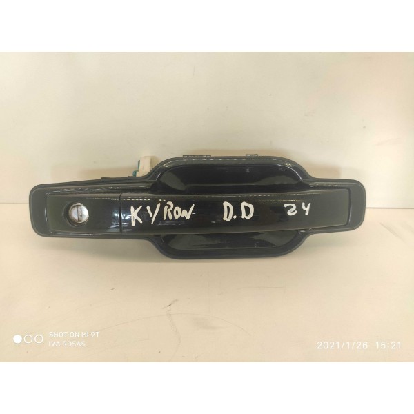Maçaneta Externa Ssangyong Kyron Dianteira Direita 2008/2011 Preto Dianteira