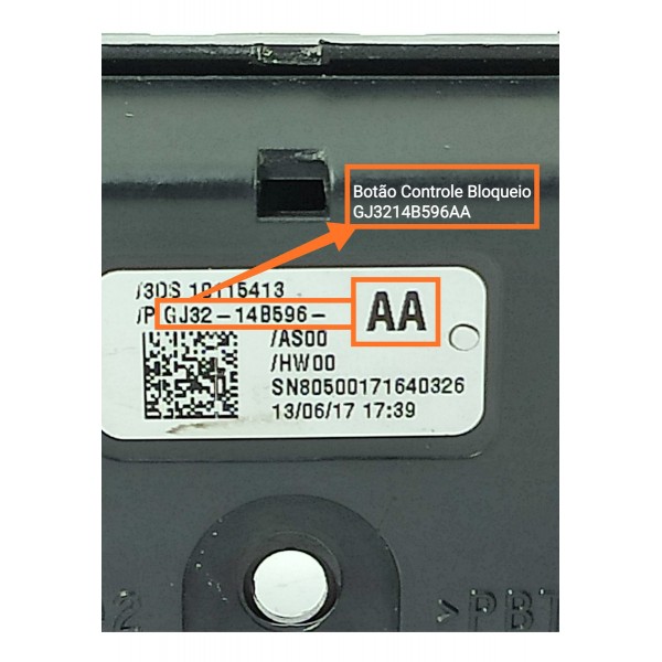 Botão Estabilidade Evoque 2012/2019 Gj3214b596