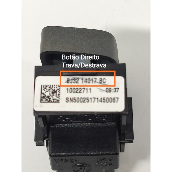 Botão Trava Portas Evoque Direito 2011/2020 Bj3214017bc