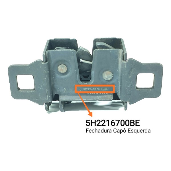 Fechadura Capô Evoque Esquerda 2011/2020 5h2216700be