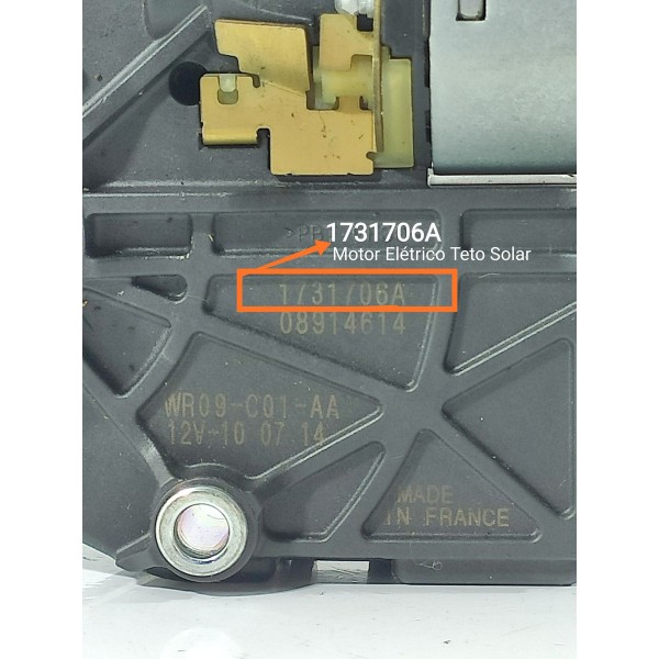 Motor Teto Solar Evoque 2011/2020 1731706a