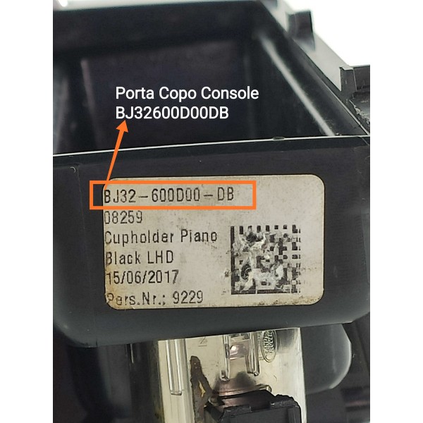 Console Porta Copos Evoque 2011 2012 2013/2019 Bj32600d00db