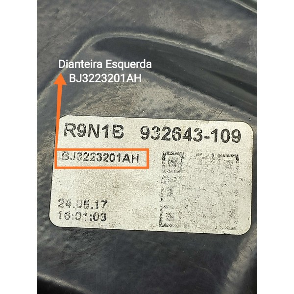 Maquina Vidro Evoque Dianteira Esq 2012/2019 Bj3223201ah