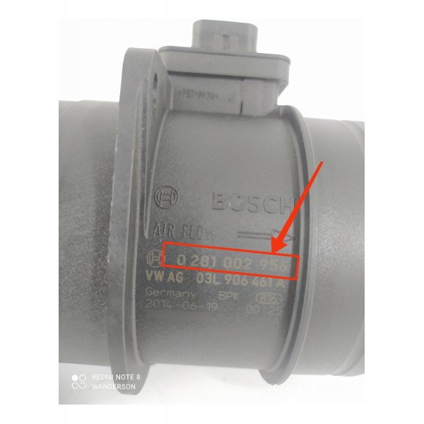 Sensor Fluxo Ar Amarok 2.0 2011/2020   0281002956