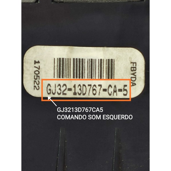 Comando Som Volante Evoque 2011/2019 Gj3213d767ca