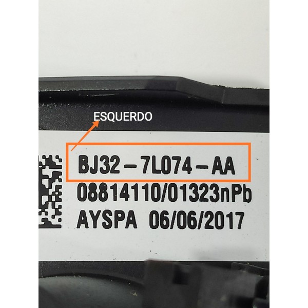 Borboleta Shift Volante Evoque Esq 2011/2019 Bj327l074ba Preto Lisa