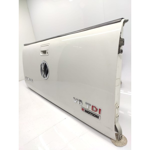 Tampa Traseira Amarok V6 2017/2023 Completa Lisa Branco