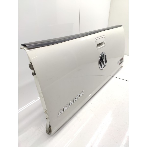 Tampa Traseira Amarok V6 2017/2023 Completa Lisa Branco