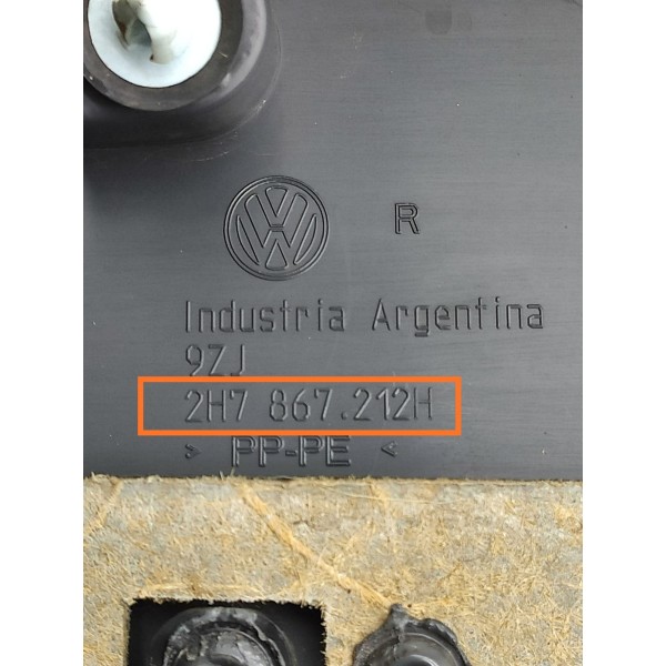 Forro Porta Amarok Traseiro Direito 2010/2023 2h7867212h Preto