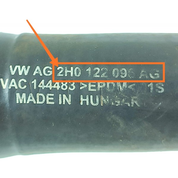 Mangueira Radiador Amarok 2.0 Inferior 2011/2020 2h0122051n