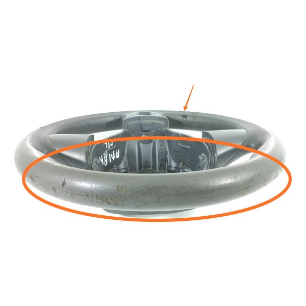 Volante Amarok 2011/2016 Original Det 2h0419091b Cinza-escuro