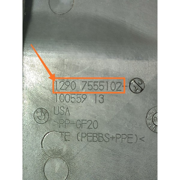 Tampa Caixa Fusível Bmw X5 X6 2010/2018 Det 12907555102