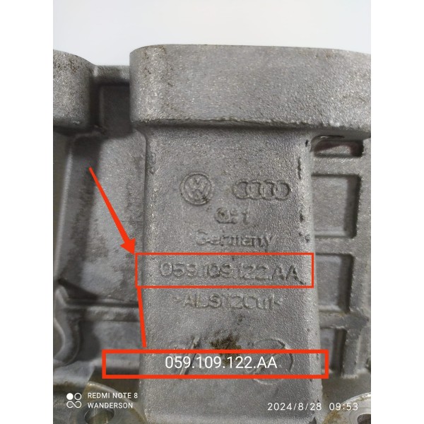 Tampa Cabecote Amarok 3.0 V6 Esq 17/2024 059109122aa