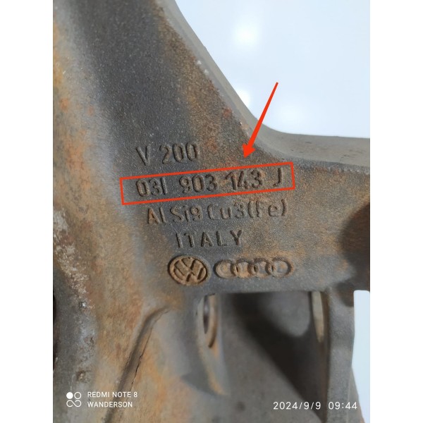 Suporte Alternador Bomba Amarok 2.0 2011/2023 031903143j