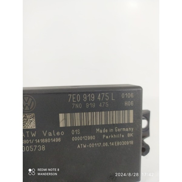 Modulo Estacionamento Amarok 2010/2016 7e0919475l Branco