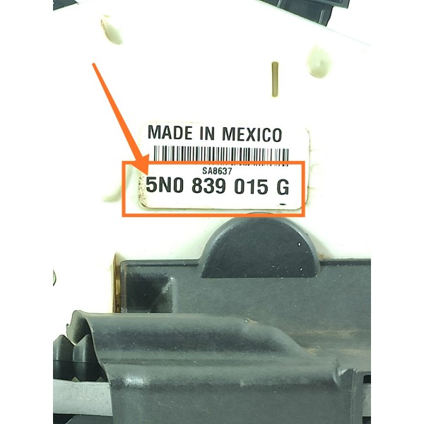 Fechadura Porta Amarok Traseira Esq 2010/2023 5n0839015g