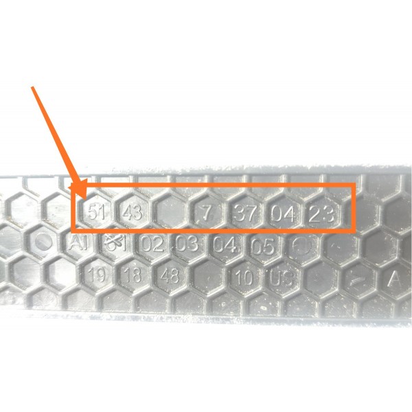 Kit Soleira Porta Bmw X5 X6 2014 2015 2016 2019 51437370423 Preto