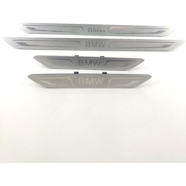 Kit Soleira Porta Bmw X5 X6 2014 2015 2016 2019 51437370423 Preto