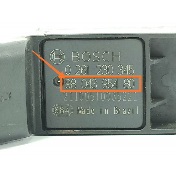 Sensor Map Peugeot 208 2008 Citroen C3 C4 9804395480
