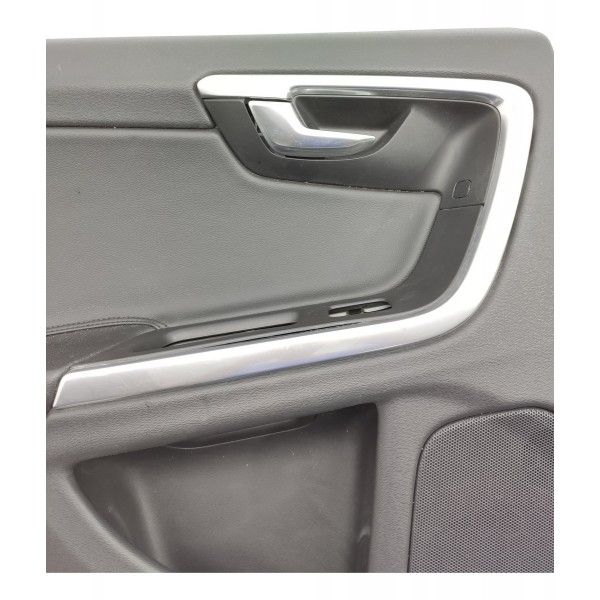 Macaneta Interna Volvo S60 V60 Traseira Esquerda Original Prateado Traseira