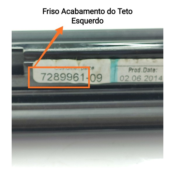 Frito Teto Bmw Gt 320 320 F34 2012/2017 Esquerdo 7289961 Preto
