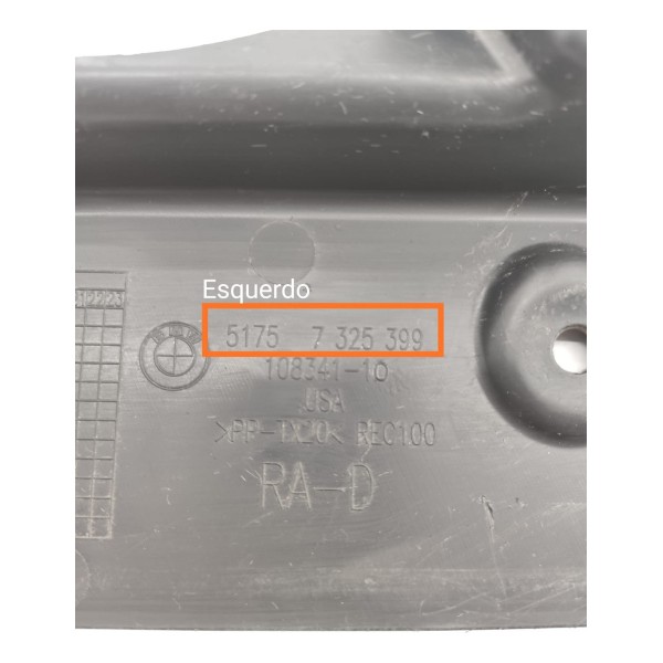 Acabamento Caixa Direção Bmw X5 Esq 2014/2018 51757325399