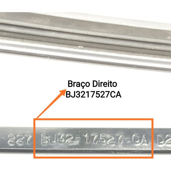 Braco Limpador Parabrisa Evoque Direit 2011/2020 Bj3217527ca Direito