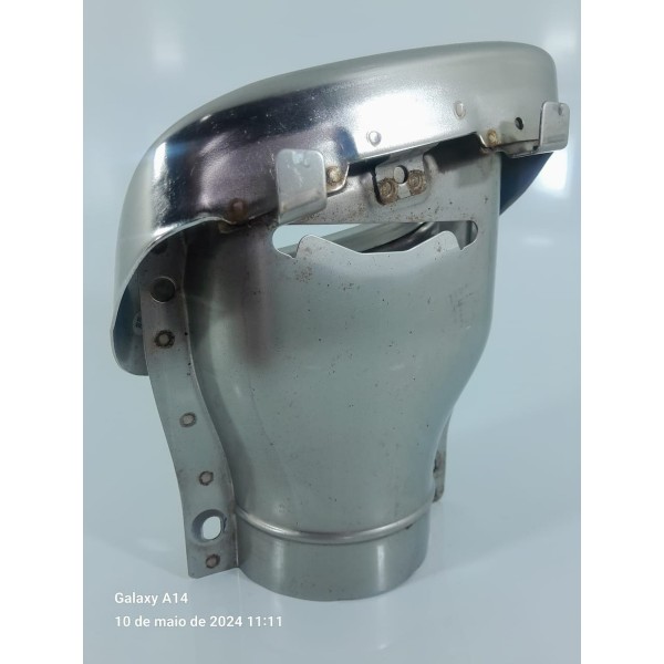 Ponteira Escape Mercedes Gla 200 Dir 2014 2020 A1564900227 Prateado