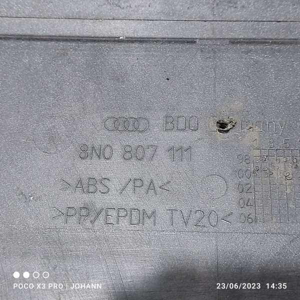 Parachoque Audi Tt Mk1 1998/2005 Dianteiro Azul