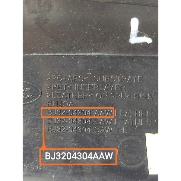 Acabamento Painel Evoque Esquerdo 2011/2018 Bj3204304aaw