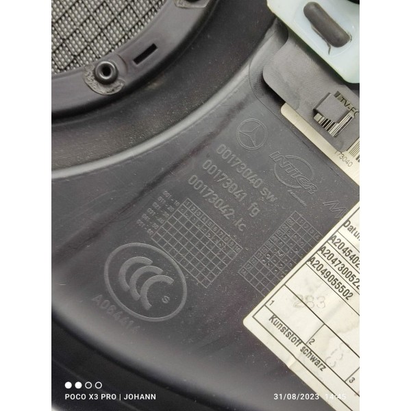 Forro Porta Mercedes C180 Traseiro Esq 2012/2014 A2047302610