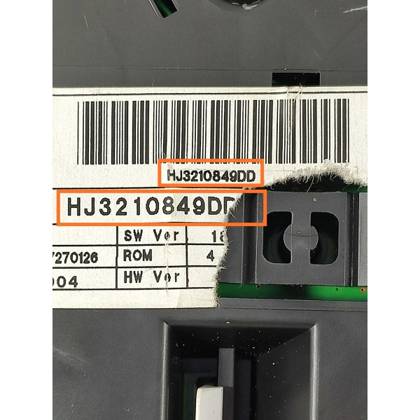 Painel Instrumento Land Rover Evoque 2.0 2012/2018 Hj3210849 Preto