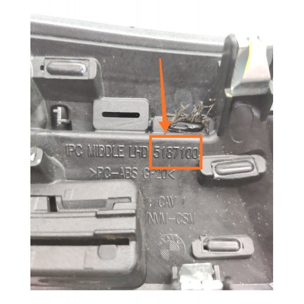 Moldura Painel Difusor Bmw X5 X6 2014/2019 5187100