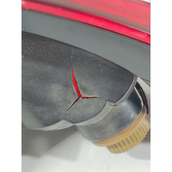 Lanterna Edge Traseira Esquerda 2011/2014 Det Bt4313b505ae Vermelho
