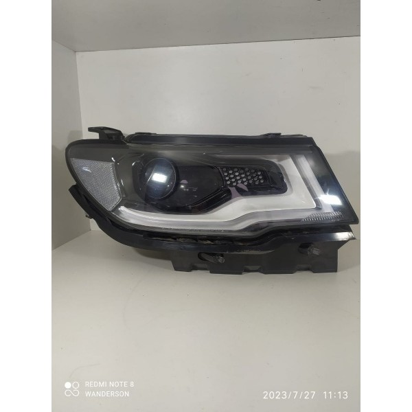 Farol Compass Direito 2018 2019 2020 2021 Led Xenon Det Direito/passageiro