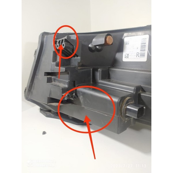 Farol Compass Direito 2018 2019 2020 2021 Led Xenon Det Direito/passageiro