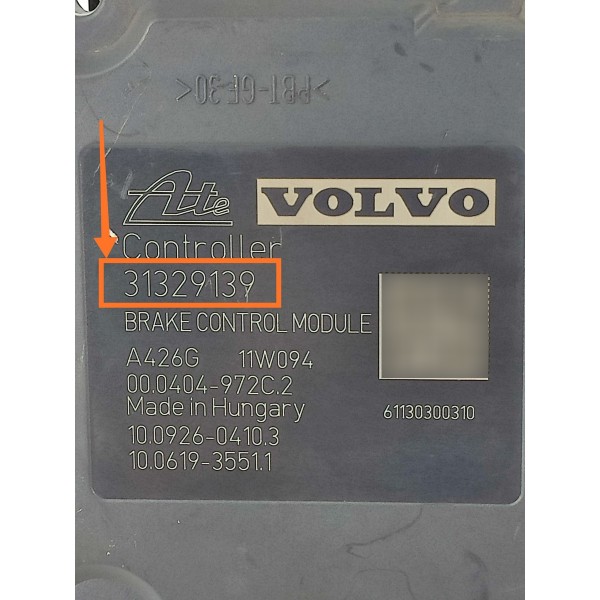 Modulo Abs Volvo Xc60 Xc70 2011/2016 31329139