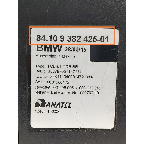 Modulo Bluetooth Bmw 320i X3 X5 2011/2018 8410938242501