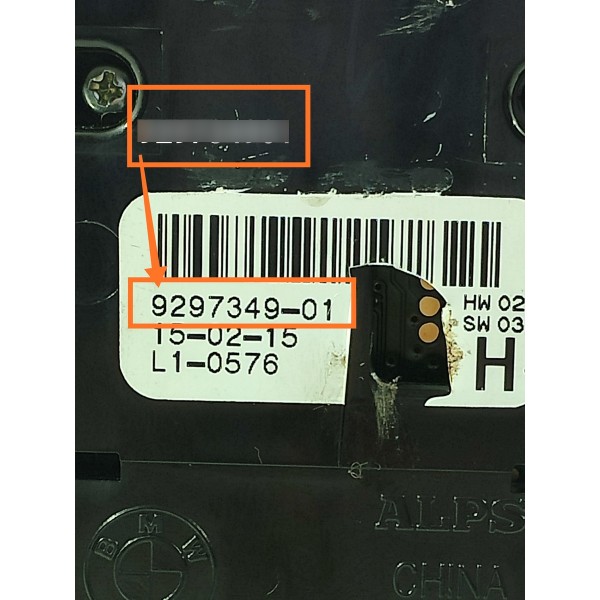 Botao Comando Vidro Dianteiro Esq Bmw X5 2013/2018 929734901