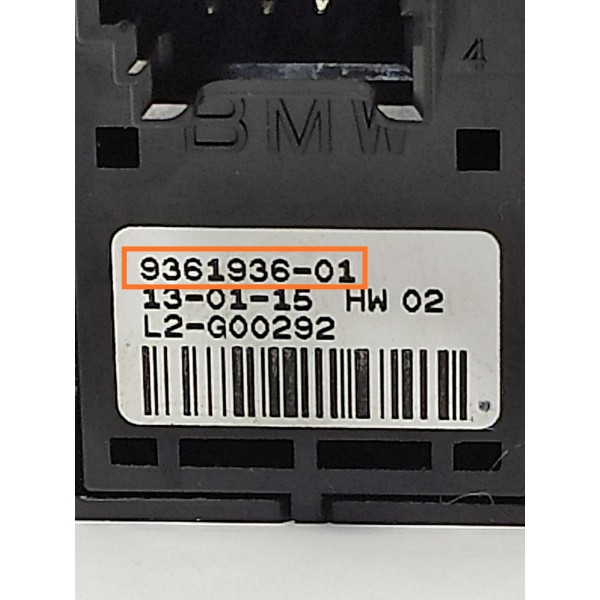 Botao Vidro Traseiro Bmw X5 X6 2013/2018 936193601