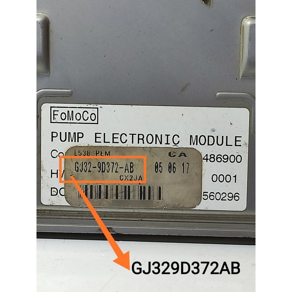 Modulo Bomba Combustivel Evoque 2012/2018 Gj329d372ab