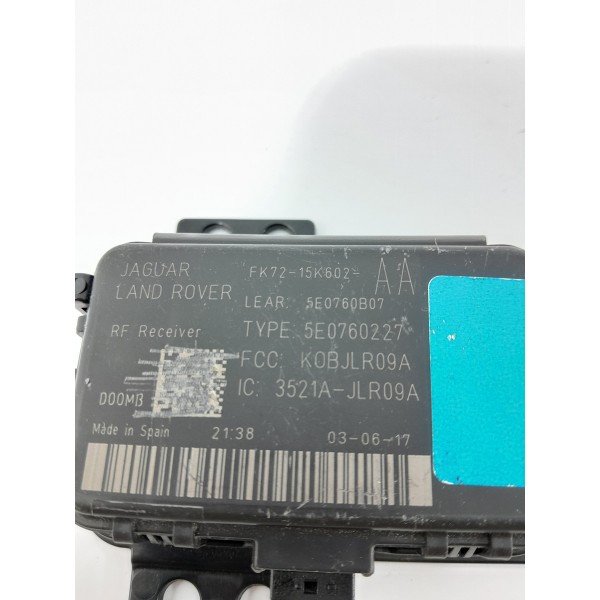 Modulo Controle Alarme Evoque 2011/2020 Fk7215k602aa