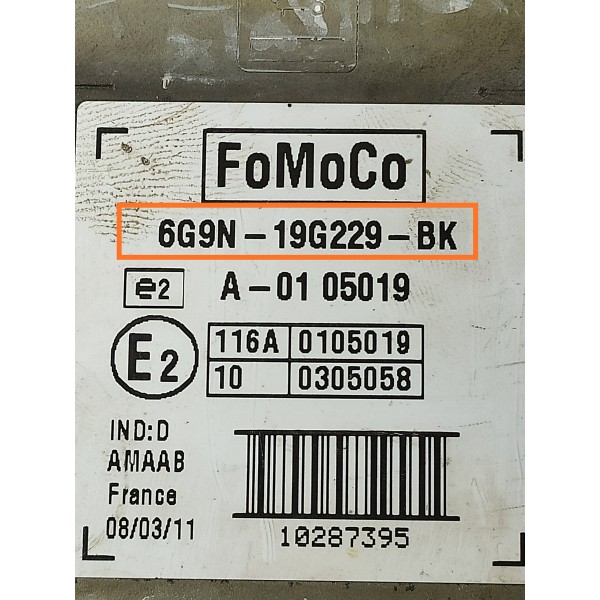 Sirene Alarme Volvo Xc60 T5 S60 2010 2011/2016 6g9n19g229bk