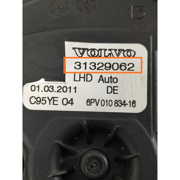 Pedal Acelerador Volvo Xc60 T5 S60 2010 2011/2016 31329062