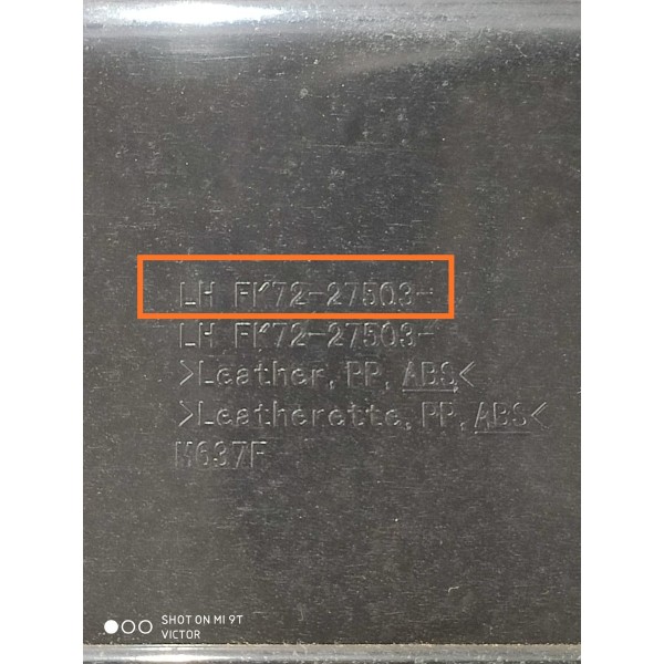 Forro Porta Discovery Sport Traseiro Esq 14/18 Det Fk7227503 Cinza