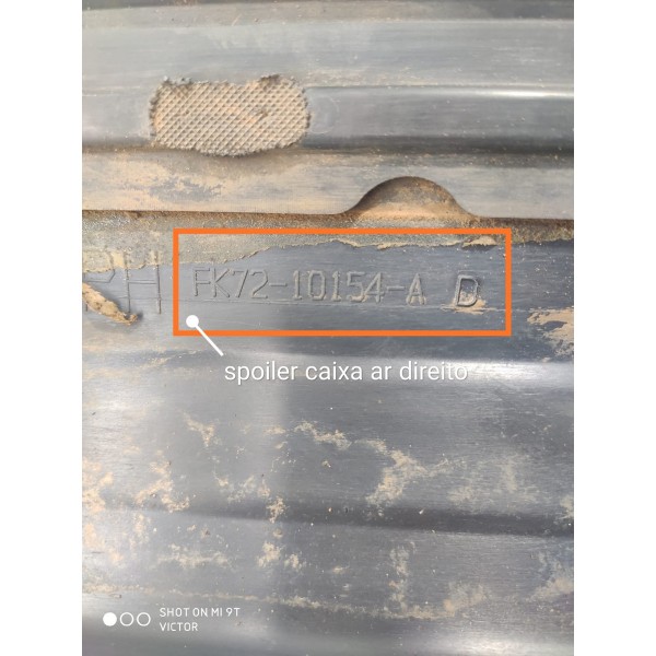 Spoiler Lateral Discovery Sport Direit 2014/2019 Fk7210154ad Preto