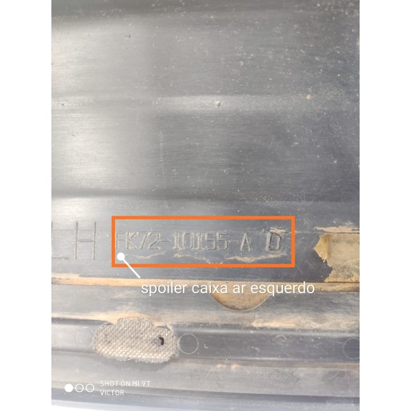 Spoiler Lateral Discovery Sport Esquerdo 2014/19 Fk7210155ad Preto